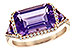 E235-92588: LDS RG 3.48 TW AMETHYST 3.70 TGW (12x8MM)