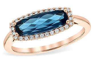 E235-96261: LDS RG 1.79 LONDON BLUE TOPAZ 1.90 TGW