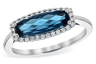 E235-96261: LDS RG 1.79 LONDON BLUE TOPAZ 1.90 TGW