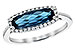 E235-96261: LDS RG 1.79 LONDON BLUE TOPAZ 1.90 TGW