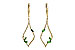 E235-97170: EARR .42 GREEN GARNET .77 TGW