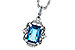 E318-67125: NECK 1.68 LONDON BLUE TOPAZ 1.73 TGW (8x6MM LBT)