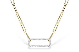 E319-55361: NECKLACE .50 TW (17 INCHES)