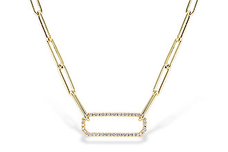 E319-55361: NECKLACE .50 TW (17 INCHES)