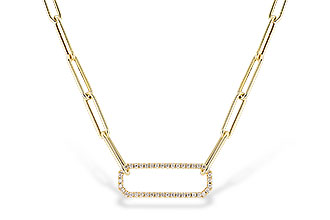 E319-55361: NECKLACE .50 TW (17 INCHES)