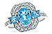 E319-58079: LDS RG 1.75 TW BLUE TOPAZ 1.90 TGW