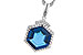 E319-58970: NECK 3.94 TW LONDON BLUE TOPAZ 4.12 TGW