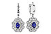 E319-62579: EARR .68 TW SAPPHIRE 1.42 TGW (5x3MM SAPP)