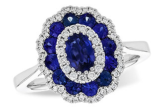 E319-63525: LDS RG 1.33 TW SAPPHIRE 1.56 TGW (6x4 MM SAPP)