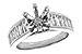 E319-63534: LDS SEMI DIA RG 1.22 TW BAGUETTES