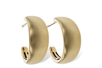 E320-48034: GOLD EARRINGS (20MM)