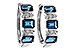 E320-48070: EARRINGS 1.37 TW LONDON BLUE TOPAZ 1.48 TGW