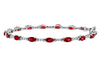 E320-48088: BRACELET 4.65 RUBY 4.97 TGW (7")