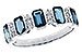 E320-48943: LDS RG 1.46 TW LONDON BLUE TOPAZ 1.58 TGW