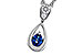 E320-48961: NECKLACE .21 SAPPHIRE .27 TGW (4x3 SAPP)