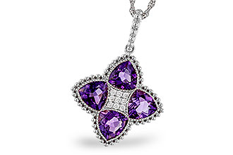 E320-50734: NECKLACE 2.22 AMETHYST 2.28 TGW