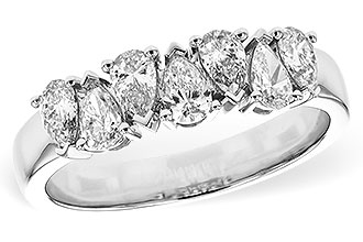 E320-50743: LDS DIA WED RG .97 TW (7 PEARS)