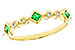 E320-50806: LDS WED RG .14 TW EMERALD .19 TGW