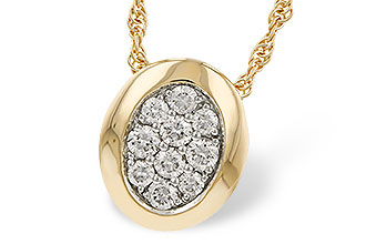 E320-52561: NECKLACE .25 TW