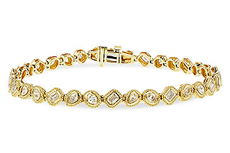 E320-53525: BRACELET 2.15 TW FANCY CUT DIAMONDS