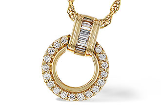 E320-54452: NECKLACE .12 BAG .33 TW