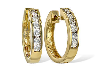 F046-84452: EARRINGS .50 TW