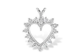 F052-30815: HEART PENDANT .45 TW