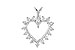 F052-30815: HEART PENDANT .45 TW