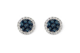 F233-23479: EARR .45 BLUE DIA .70 TW