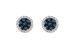 F233-23479: EARR .45 BLUE DIA .70 TW