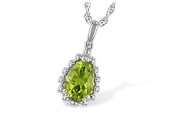 F235-04443: NECKLACE 1.30 CT PERIDOT