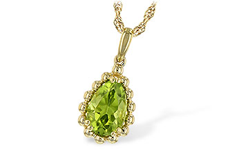 F235-04443: NECKLACE 1.30 CT PERIDOT
