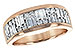 F235-08943: LDS WED RG .74 BAG 1.00 TW