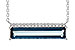 F235-97143: NECK 2.70 LONDON BLUE TOPAZ 2.80 TW