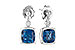 F318-64379: EARR 1.78 LONDON BLUE TOPAZ 1.82 TGW