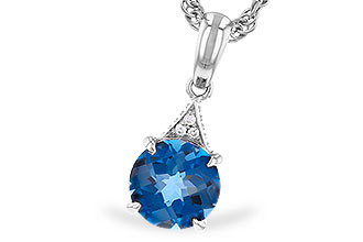 F319-59852: NECK 1.60 LONDON BLUE TOPAZ 1.61 TGW (7MM RD)