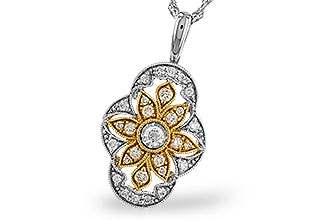 F319-61715: NECKLACE .33 TW