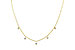 F319-62597: NECKLACE .19 TW (18")