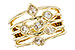 F319-62634: LDS DIA RG .50 TW FANCY CUT DIAMONDS