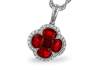 F320-48006: NECKLACE 1.72 RUBY 1.87 TGW
