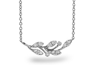 F320-48915: NECKLACE .32 TW (18")
