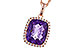 F320-48961: NECKLACE 4.57 AMETHYST 4.81 TGW (12x10MM CU)