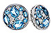 F320-49852: EARRINGS 1.02 TW BLUE TOPAZ 1.18 TGW