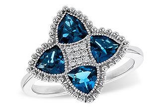F320-50734: LDS RG 1.62 LONDON BLUE TOPAZ 1.66 TGW