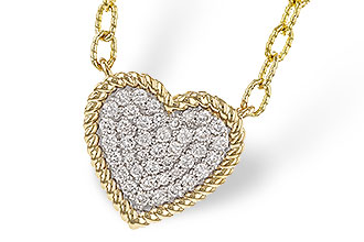 F320-51652: NECKLACE .32 TW (18")