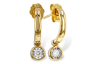 F320-52597: EARRINGS .10 TW