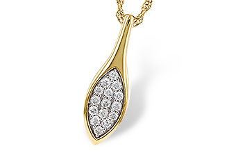 F320-52634: NECKLACE .20 TW