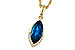 F320-53543: NECK 2.14 LONDON BLUE TOPAZ 2.20 TGW (12x6MM MQ)