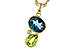 F320-54406: NECKLACE 2.43 SEMI-PREC (PER,LBT) 2.45 TGW