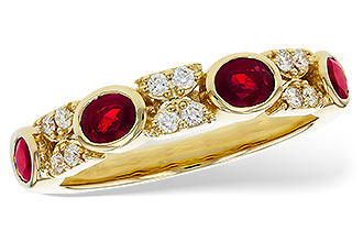F321-37161: LDS WED RG .84 TW RUBY .98 TGW